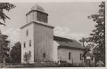 Sjövik. Östads kyrka. Postgånget 3 december 1947.Förlag Bröderna Eriksson, Sjövik. Träff 4144