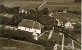 Flygfoto av Bergum. Postgånget . Förlag S. Johansson, Olofstorp. Foto Lilljeqvist