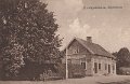 Järnvägsstationen. Björboholm. Postgånget 5 augusti 1927. Foto O. Hallgren. Förlag J.E. Lindqvist, Gråbo
