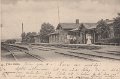 Floda STation. Postgånget 8 juni 1903. Axel Johnson