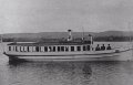 Ångbåten Turisten p Storuman. Foto genom Bertil Söderberg. Från Ragnar Magnanders samling. Nr 1 2021. Utgivet av Göteborgs Vykortsklubb