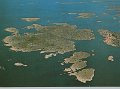 Mollön med kringliggande holmar och skär. Odaterat.