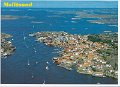 Mollösund. Flygvy över sundet. BingoBerrra