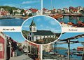 Hälsning från Mollösund. Odaterat. Förlag  ensamrätt AB H. Lindenhag, Göteborg. 1101.