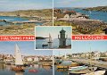 Hälsning från Mollösund. Odaterat. Förlag  ensamrätt AB H. Lindenhag, Göteborg. 965. Foto Alf Bokgren.