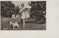 Björkenääs. Moana och Bobby. Postgånget 26 juli 1945