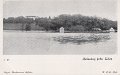 Hälsning från Nääs. Odaterat. C.W. August Abrahamssons Stiftelse. W. Z.-G. Auto. Med slottet