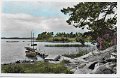 Norsesund. Gallvik. Odaterat. Förlag Firma H. Lindenhag, Göteborg. Handkolorerat foto nr. 8430