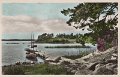 Norsesund. Gallvik. Postgånget 25 augusti 1964. Förlag Frima H. Lindenhag, Göteborg. Handkolorerat foto nr. 8430