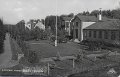 Olofstorp. Församlingshemmet i förgrunden. Postgånget 26 juni 1941. Foto ensamrätt C. A. Träff, Göteborg