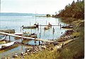 Sjövik. Sjön Mjörn. Postgånget 26 oktober 1987. Foto AB Flygtrafik, O. Lilljeqvist, Dals Långed. AP.412
