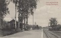 Järnvägsstationen. Västra Bodarne. Postgånget 9 augusti 1916. Alingsås Pappershandel. Foto Kaleb Torin. Import.