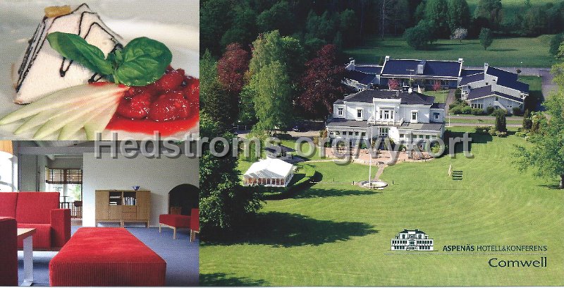 Aspenas Hotell Konferens - Har ger vi dig tid. Odaterat.jpeg - Aspenäs Hotell Konferens. ComwellFlygbild över framsidan. Odaterat. Comwell köpte Aspenäs 2000. 