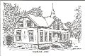 Tingshuset, Lerum. Postganget 30 november 1991. Lions jultia. Lions Club Floda Grabo.