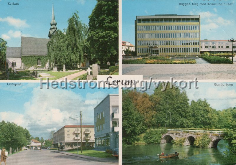 Lerum. Postganget 1965. Forlag  ensamratt AB H. Lindenhag, Goteborg.jpg - Lerum.Postgånget 1965.Förlag & ensamrätt: A/B H. Lindenhag, Göteborg.