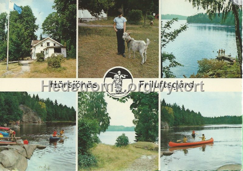 Harsjonas Friluftsgard, Friluftsframjandet Goteborgs DF. Odatetrat. Foto och forlag Leon Foto Kungalv. Ultra.jpeg - Härsjönäs Friluftsgård, Friluftsfrämjandet Göteborgs DF.Odaterat.Foto och förlag: Leon Foto Kungälv. Ultra.