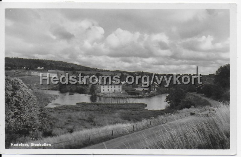 Hedefors, Stenkullen. Postganget 15juli 1952. Foto-Carlsson, Goteborg.jpeg - Hedefors, Stenkullen.Postgånget 15juli 1952.Foto-Carlsson, Göteborg.