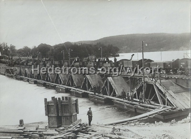 Fotografi. Markt No 1 pa baksidan.jpeg - Fotografi.Järnvägsraset vid Aspen 14 juni 1913.Märkt No 1 på baksidan