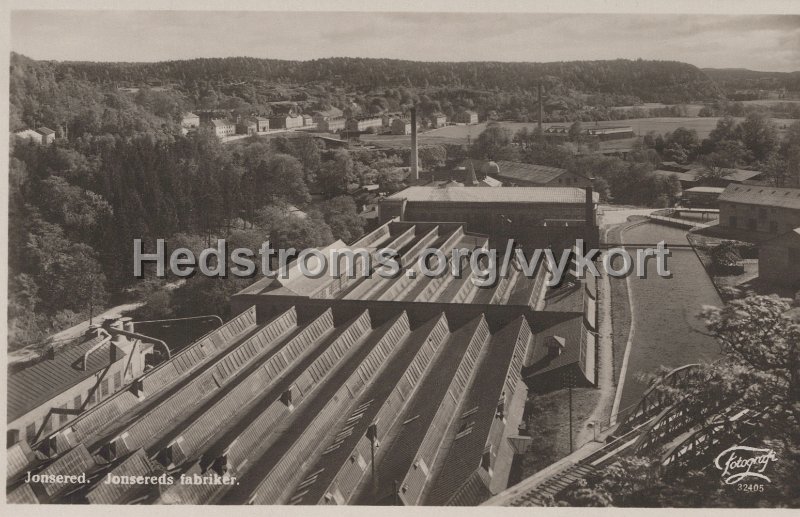 Jonsered. Jonsereds fabriker. Odaterat. Foto och forlag Hj. Runeland, Jonsered.jpg - Jonsered. Jonsereds fabriker.Odaterat.Foto och förlag: Hj. Runeland, Jonsered.