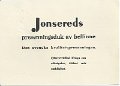 Jonsereds presenningsduk av hellinne