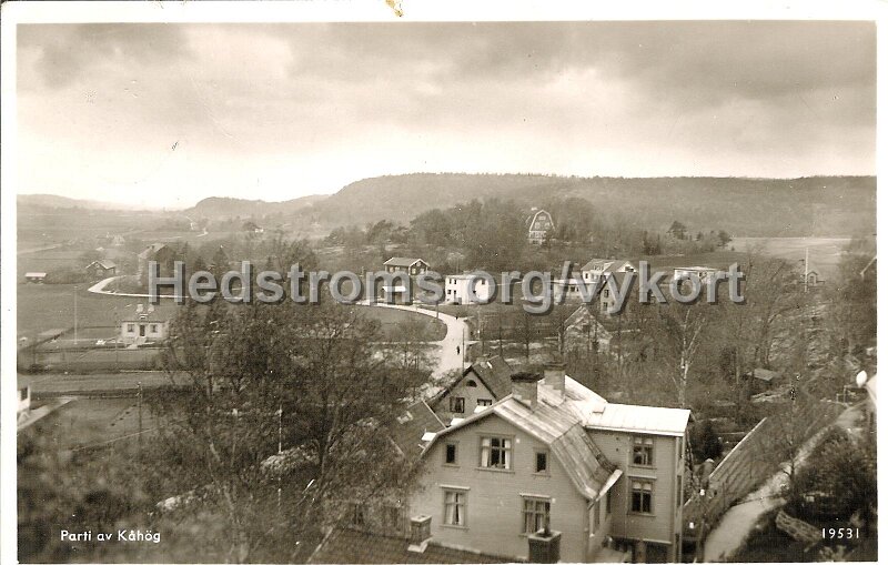 Parti av Kahog. Postganget 26 juni 1948. Pressbyran 19531.jpg - Parti av Kåhög.Postgånget 26 juni 1948.Pressbyrån 19531.