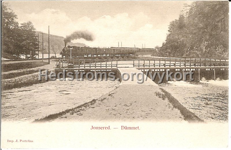 Jonsered - Dammet. Odaterat. Imp. J. Porteius.jpg - Jonsered - Dämmet.Odaterat.Imp. J. Portelius.