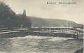 Jonsered. Dammbyggnaden. Postganget 31 juli 1910. Forlag Jonsereds Handelsbod