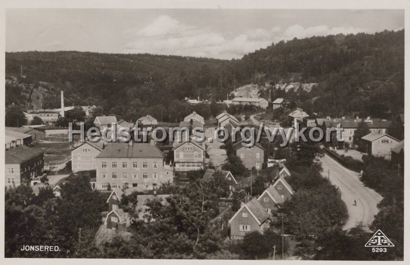 Jonsered. Postganget 16 juli 1948. Traff 5293.jpg - Jonsered.Postgånget 16 juli 1948.Träff 5293.