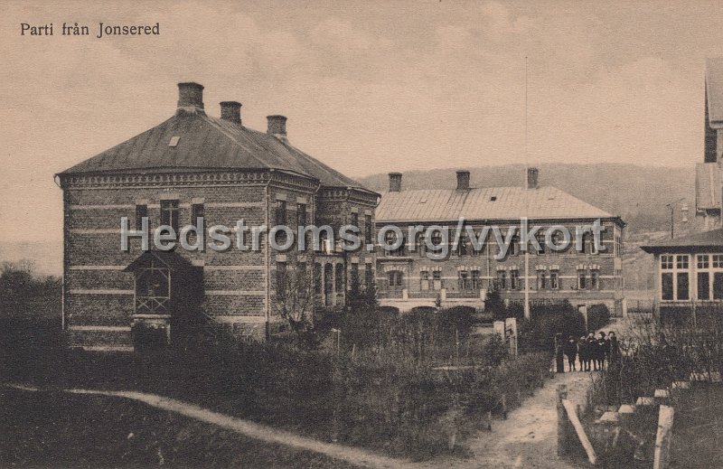 Parti fran Jonsered. Odaterat. Forlag Jonsereds Handelsbol.jpg - Parti från Jonsered.Odaterat.Förlag: Jonsereds Handelsbod.