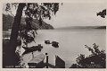 Jonsered. Utsikt over sjon Aspen. Postganget 29 xxx 1952. Forlag Jonsereds Kiosk