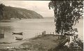 Utsikt over sjon Aspen. Postganget 27 augusti 1936. Einar Erikson, Alingsas