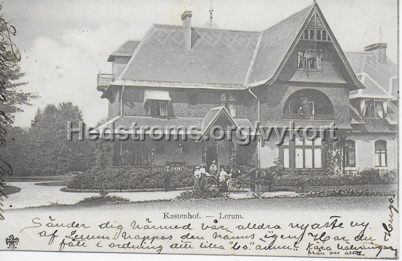 Kastenhof - Lerum. Postganget 30 november 1902.jpeg - Kastenhof - Lerum.Postgånget 30 november 1902.