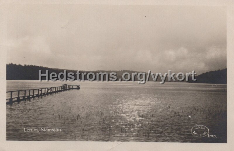 Lerum, Stamsjon. Odaterat.jpg - Lerum, Stamsjön.Odaterat.