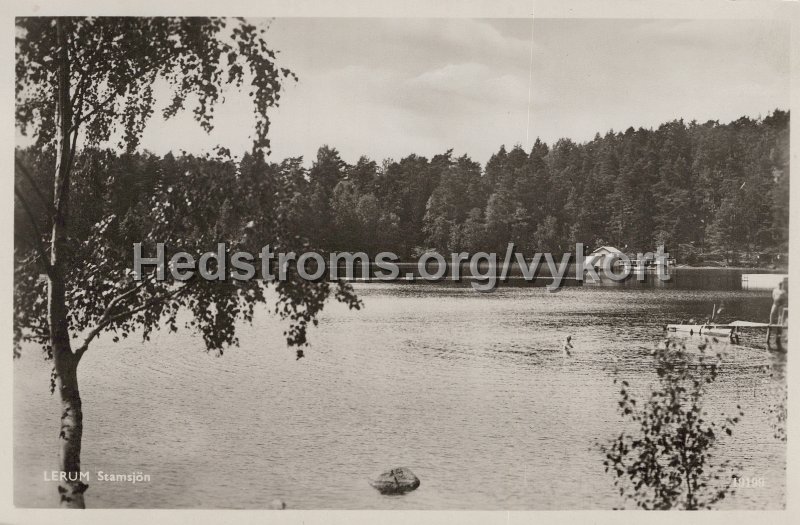 Lerum. Stamsjon. Odaterat. Pressbyran 19199.jpg - Lerum. Stamsjön.Odaterat.Pressbyrån 19199.