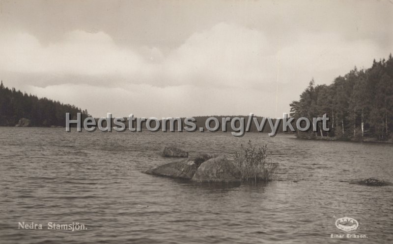 Nedra Stamsjon. Odaterat. Einar Erikson, Alingsas.jpg - Nedra Stamsjön.Odaterat.Einar Erikson, Alingsås.