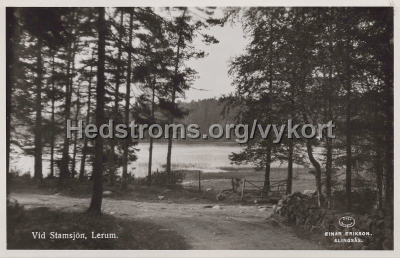 Vid Stamsjon, Lerum. Odaterat. Einar Eriksson, Alingsas. CA traff.jpg - Vid Stamsjön, Lerum.Odaterat.Einar Eriksson, Alingsås. CA Träff.
