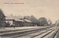 Lerum. Jarnvagsstationen. Postganget 20 augusti 1911