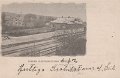Lerums Jarnvagsstation. Postganget 3 april 1902