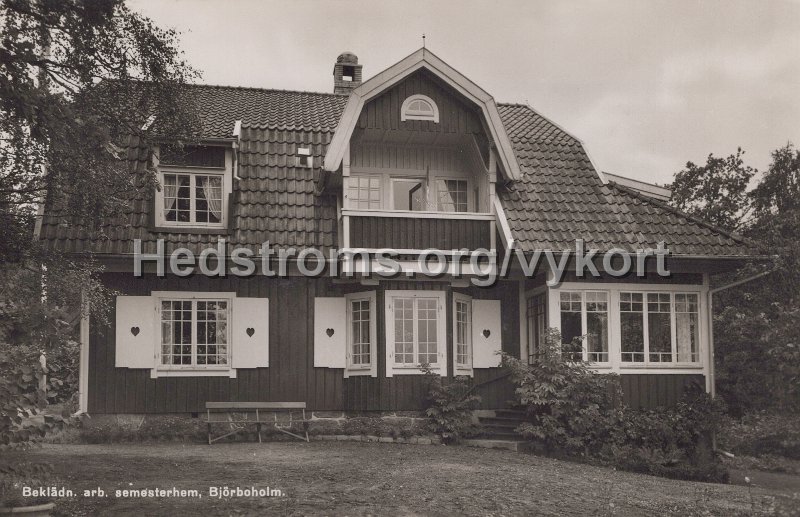 Bekladn. arb. semesterhem, Bjorboholm. Odaterat.jpg - Beklädn. arb. semesterhem, Björboholm.Odaterat.