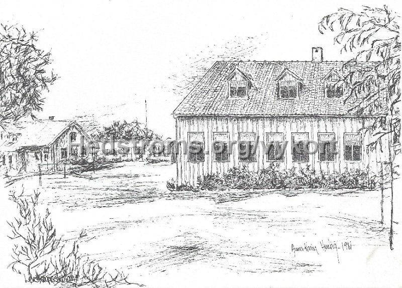 Lekstorpsskolan Grabo. Odaterat. Teckning av Anna-Karin Hurtig 1981. Utgivet av St. Lundby scoutkar. Dubbelt.jpeg - Lekstorpsskolan Gråbo.Odaterat.Teckning av Anna-Karin Hurtig 1981.Utgivet av St. Lundby scoutkår.Dubbelt.