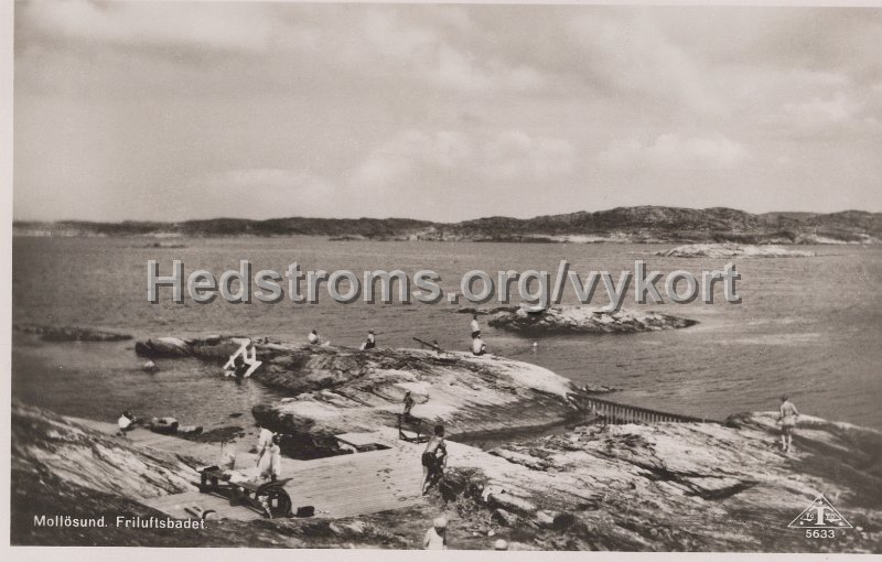 Mollosund. Friluftsbadet. Odaterat. C.A. Traff 5633..jpg - Mollösund. Friluftsbadet.Odaterat.C.A. Träff 5633.