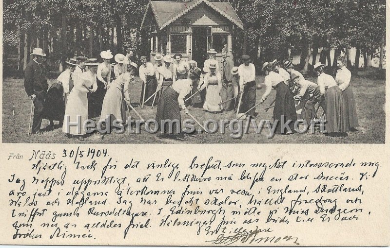 Naas. Postganget 30 maj 1904.jpeg - Nääs.Postgånget 30 maj 1904.