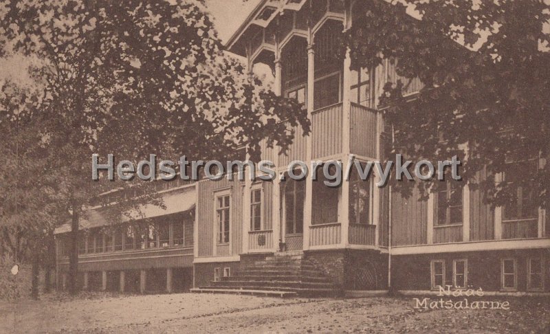 Naas Matsalarne. Postganget 13 augusti 1920. Calegi Vykortslager 887.jpg - Nääs Matsalarne.Postgånget 13 augusti 1920.Calegi Vykortslager 887.