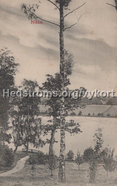 Naas. Postganget 19 juli 1909. Le Moine Malmestrom Konstforlag, Goteborg.jpg - Nääs.Postgånget 19 juli 1909.Le Moine & Malmeström Konstförlag, Göteborg.