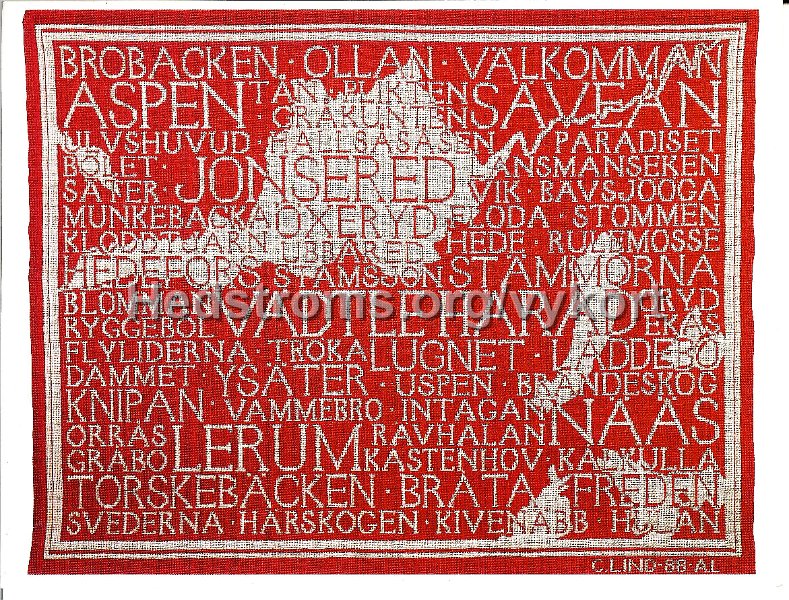 Lerumskartan av Carola Lind 1988. Ej postganget.jpeg - Lerumskartan av Carola Lind 1988.Ej postgånget.