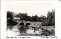 Lerums kyrka med kor. Parti fran Savean. . Postganget 11 okt 1932