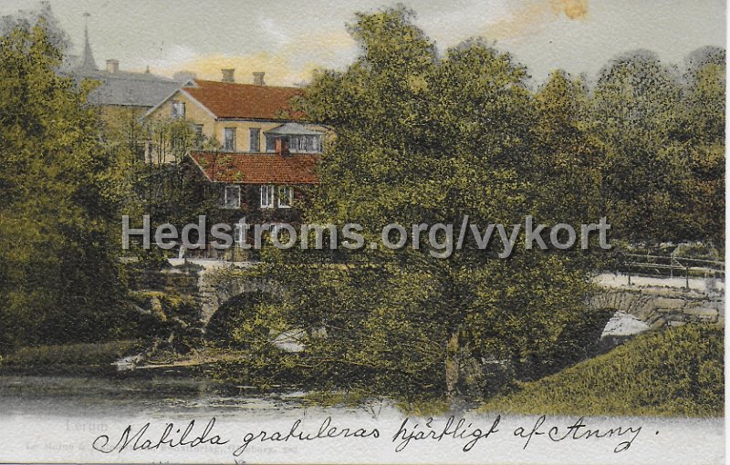 Lerum. Postganget 14 mars 1905. Le Moine Malmestrom Konstforlag, Goteborg. 283.jpeg - Lerum.Postgånget 14 mars 1905.Le Moine & Malmeström Konstförlag, Göteborg. 283.