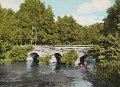 Lerum. Gamla bron. Odaterat. Forlag ensamratt AB H. Lindenhag, Goteborg - nr s180. Foto Traff