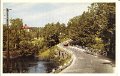 Lerum. Landsvagsbron over Savean. Postganget 40 oktober xxxx. Forlag Lerums Bok -  Pappershandel. Sagokonst 1733 Fargfotografi