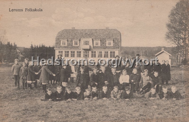 Lerums Folkskola. Odaterat. Foto. Einar Erikson.jpg - Lerums Folkskola.Odaterat.Foto. Einar Erikson.